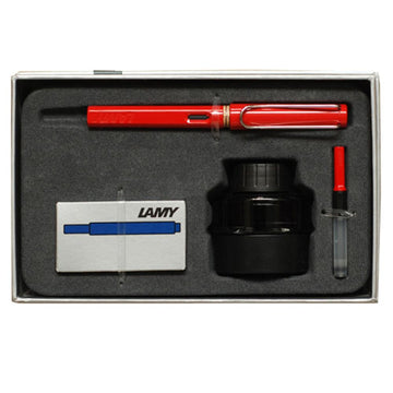 LAMY - SAFARI - GIFT PACK - FOUNTAIN PEN MEDIUM - RED