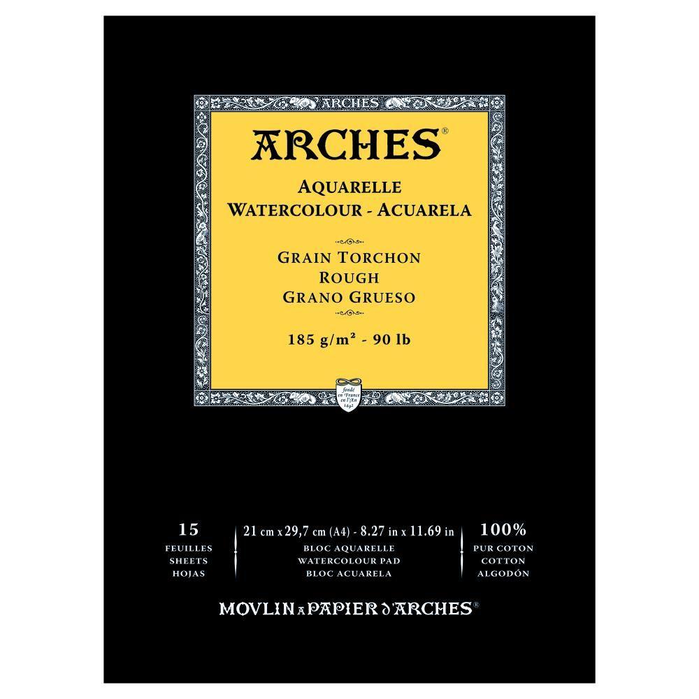 Arches Watercolour Pads - Rough - 185gsm - A4