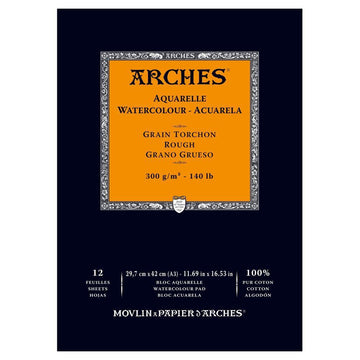 Arches Watercolour Pads - Rough - 300gsm - A3