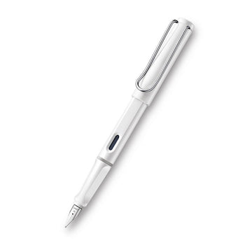 LAMY - SAFARI - FOUNTAIN PEN - SHINY WHITE (Fine & Medium)