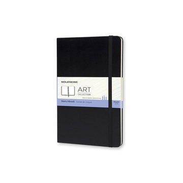 Moleskine Sketchbook - Art Collection - Black - Large - 13x21cm - 104 Pages