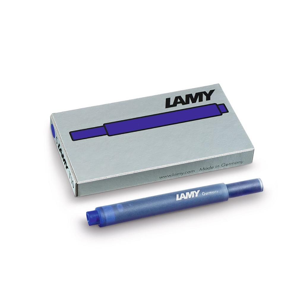 LAMY - T10 Fountain Pen Ink Cartridges - Pack of 5 - Blue