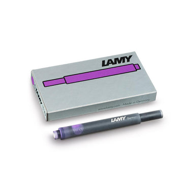 LAMY - T10 Fountain Pen Ink Cartridges - Pack of 5 - Violet