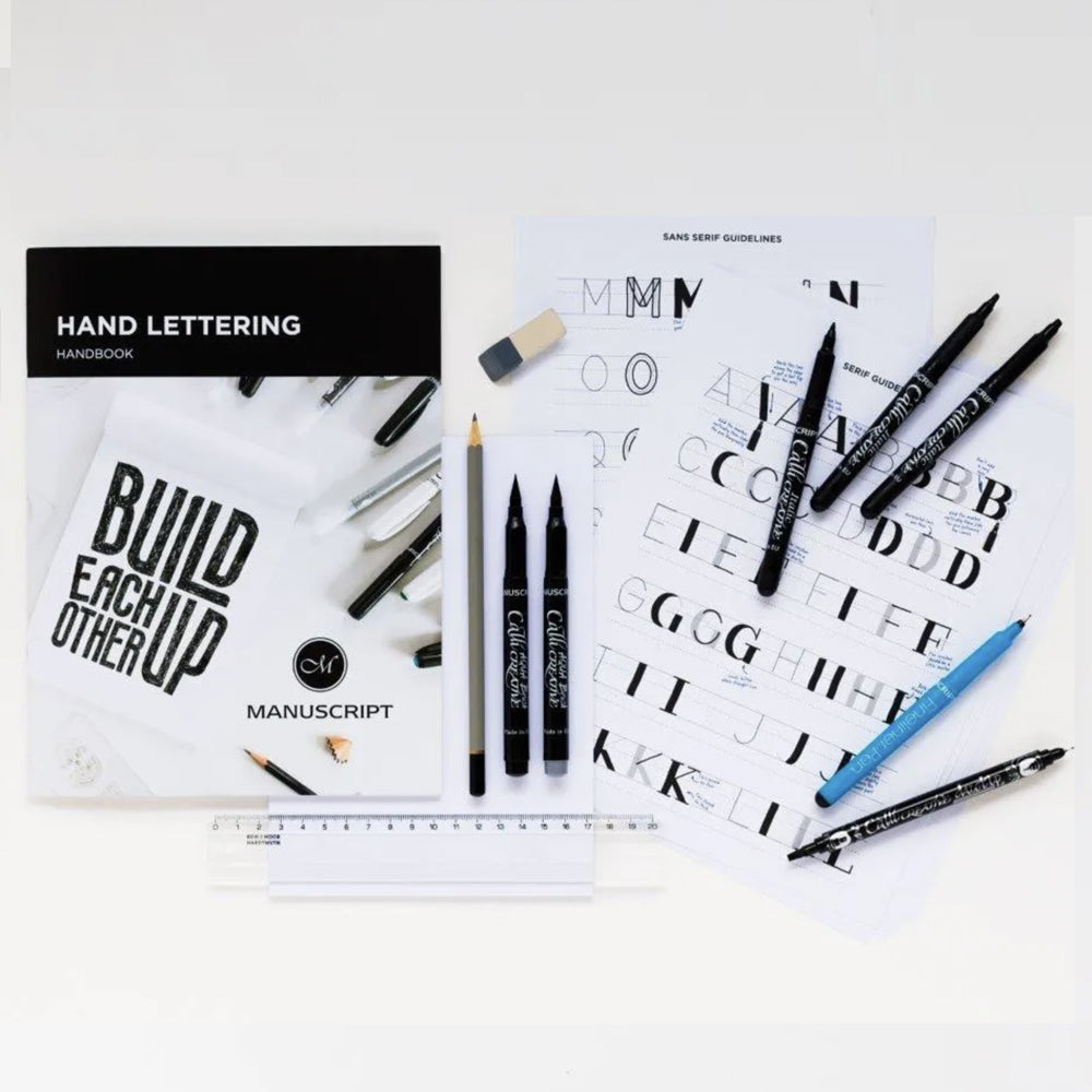 Manuscript Class Teach Yourself Hand Lettering Kit