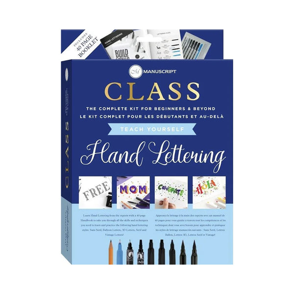 Manuscript Class Teach Yourself Hand Lettering Kit