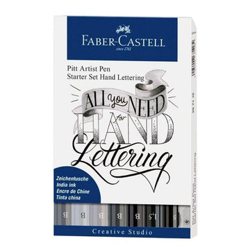 Faber-Castell Pitt Artist Pen Starter Set Hand Lettering