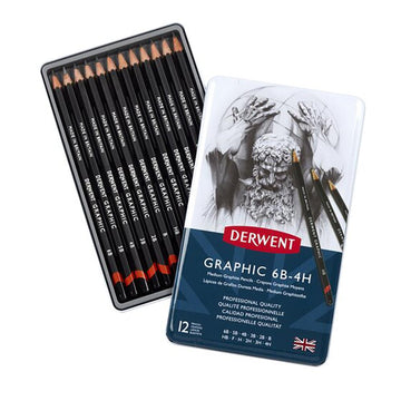 Derwent Graphic Medium Pencils - 12 Set
