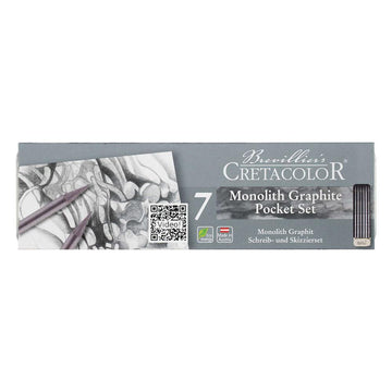 CRETACOLOR MONOLITH GRAPHITE POCKET - 7 SET