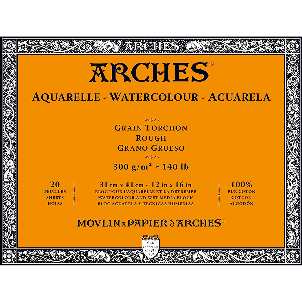 Arches - Watercolour Block - Rough 300gsm - 31x41cm