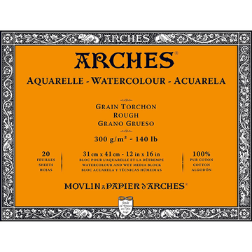 Arches - Watercolour Block - Rough 300gsm - 31x41cm