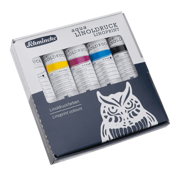 Schmincke Aqua Linoldruck Linoprint