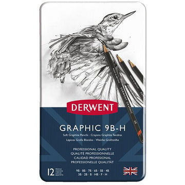 Derwent Graphic Soft Pencils - 12 Set