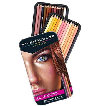 Prismacolor Premier Coloured Pencils Soft Core Portrait Set - 24 Set